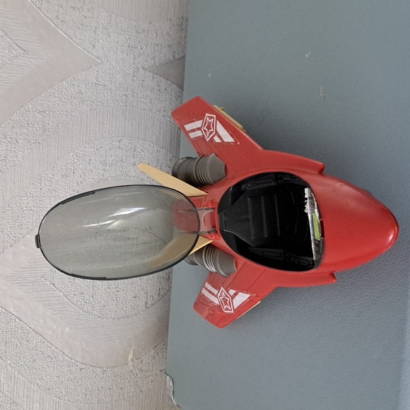 Ready for take off? Vintage Toy Air Force Jet with lift up top. 9 inches long. - Picture 3 of 8